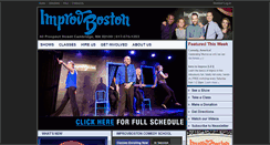 Desktop Screenshot of improvboston.com