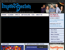 Tablet Screenshot of dev.improvboston.com